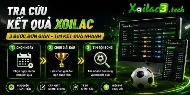 Tra cứu kết quả bóng đá Xoilac