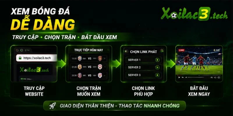 Xem bóng đá xoilac TV dễ dàng hơn